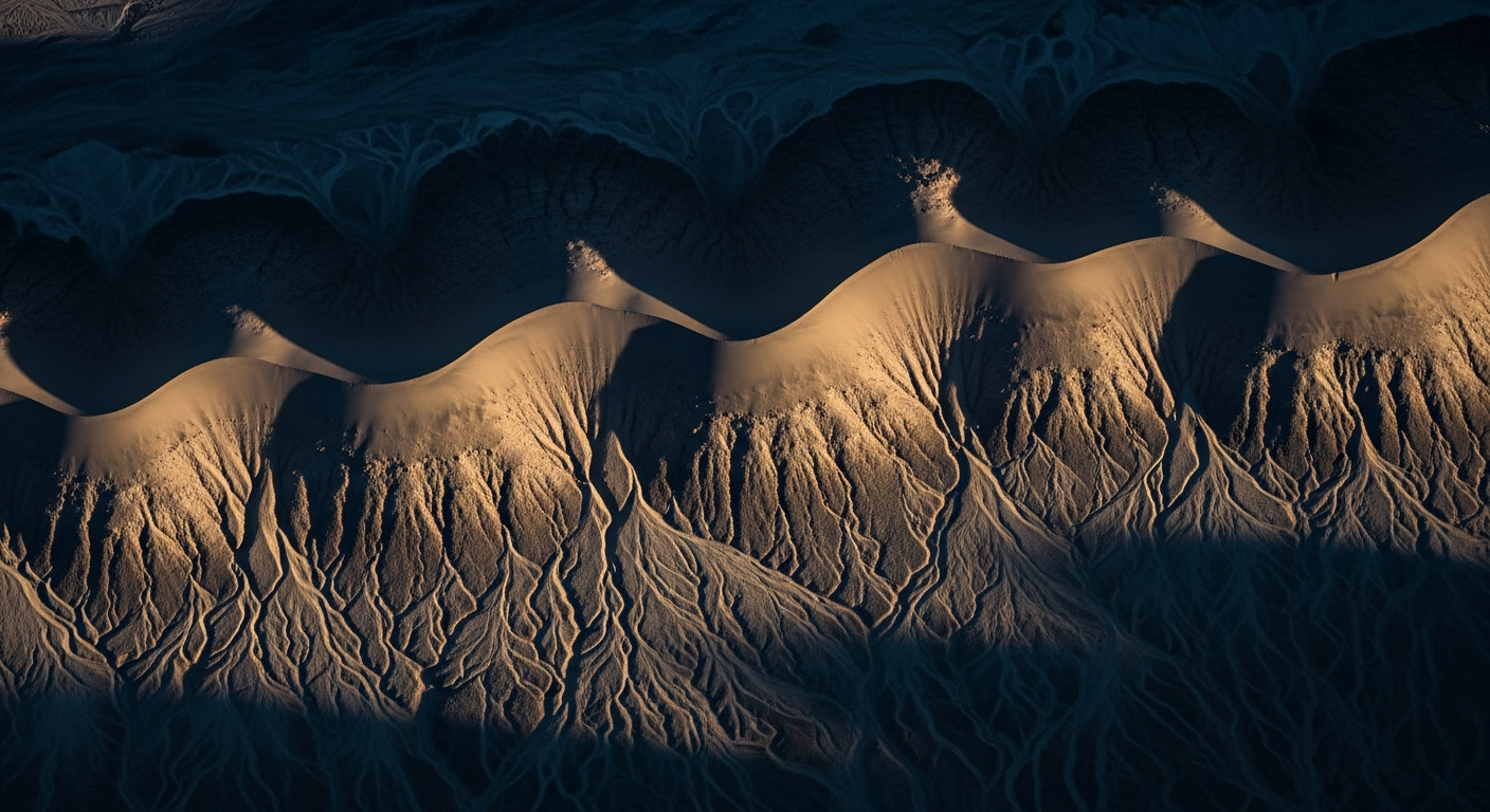 Abstract aerial land
